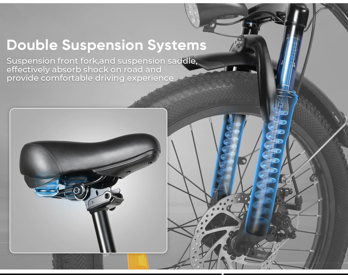 CY20 Bicicletta Elettrica Portatile per Pendolari