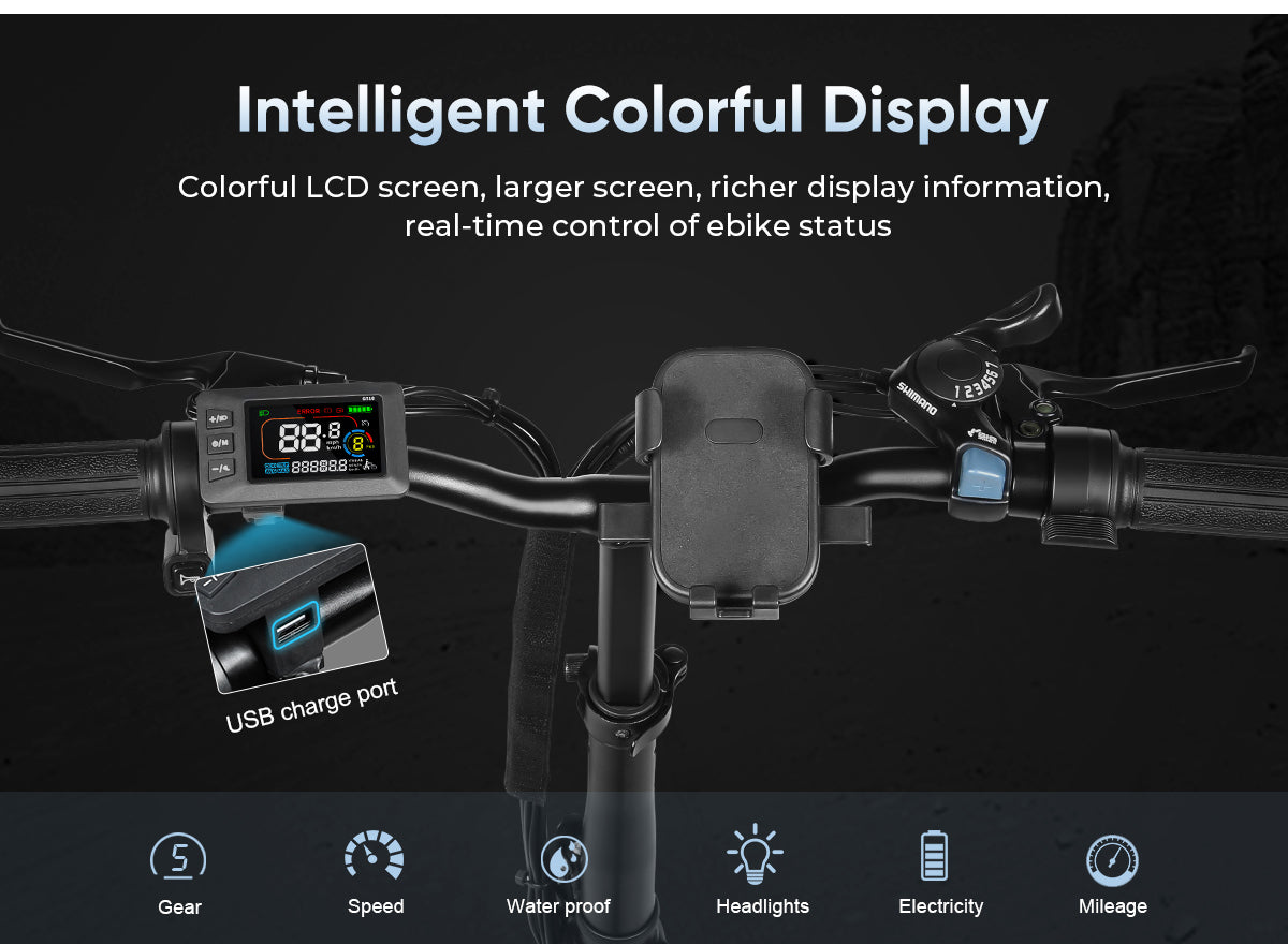 CY20 Bicicletta Elettrica Portatile per Pendolari