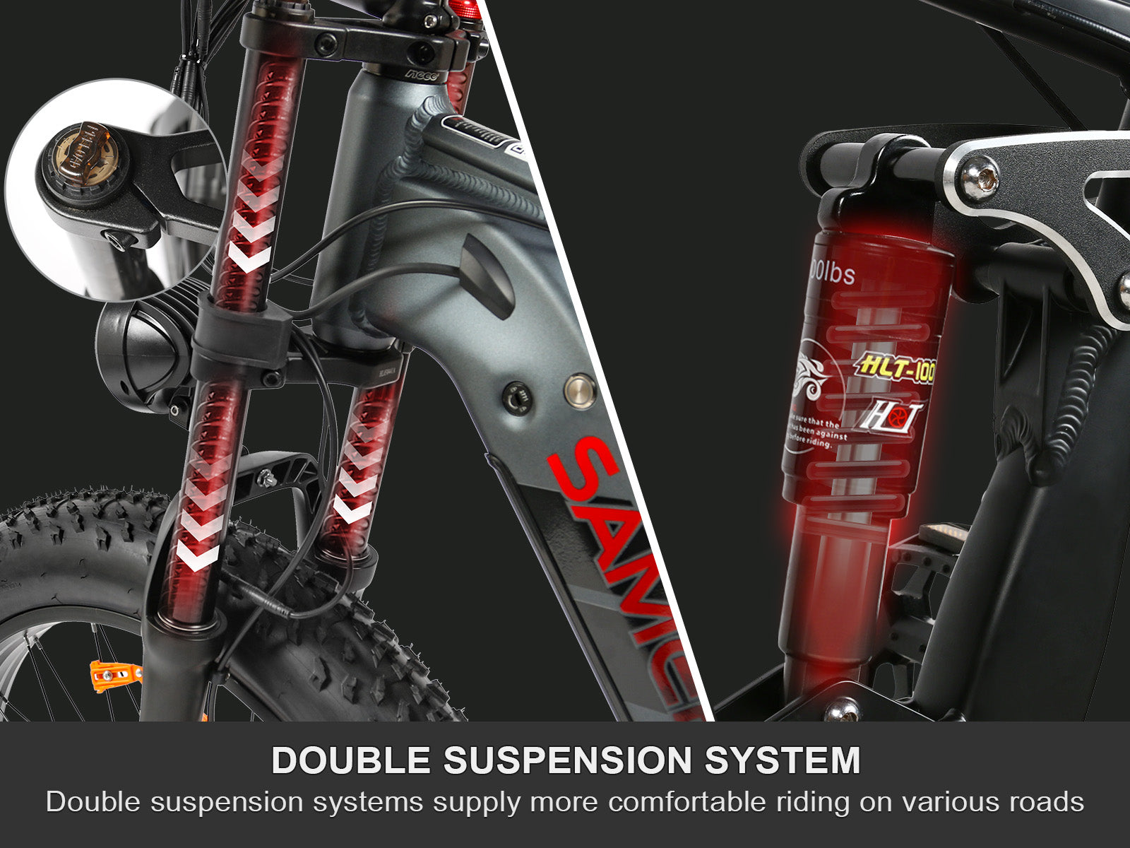 RSA08-II 1000W Elektrisk Cykel til Alle Terræner