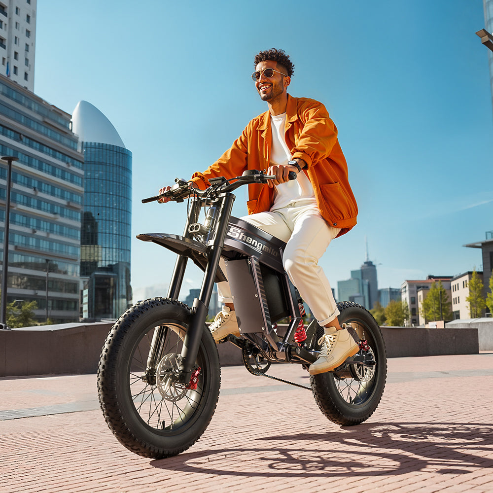 Shengmilo S900 Electric Bike with 1500W Power and 60V 30Ah Long-lasting Battery