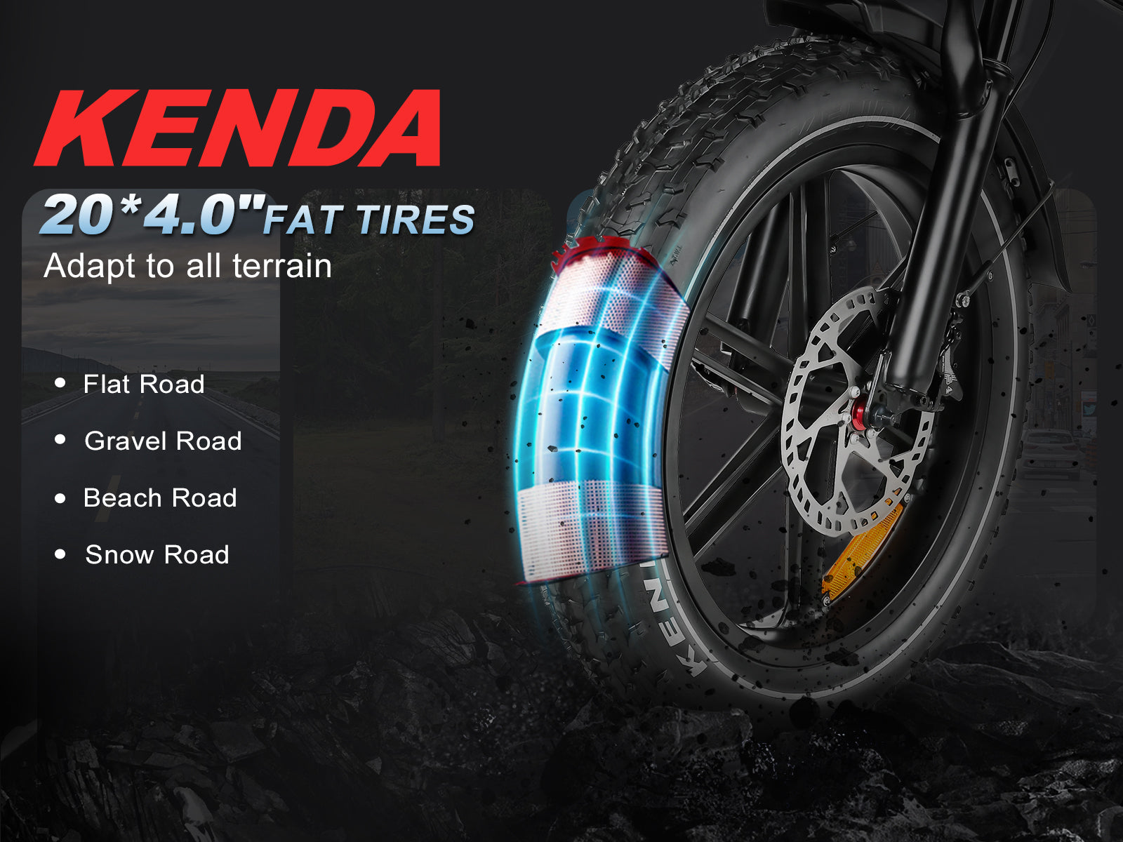 RS-A02 foldbar offroad elcykel