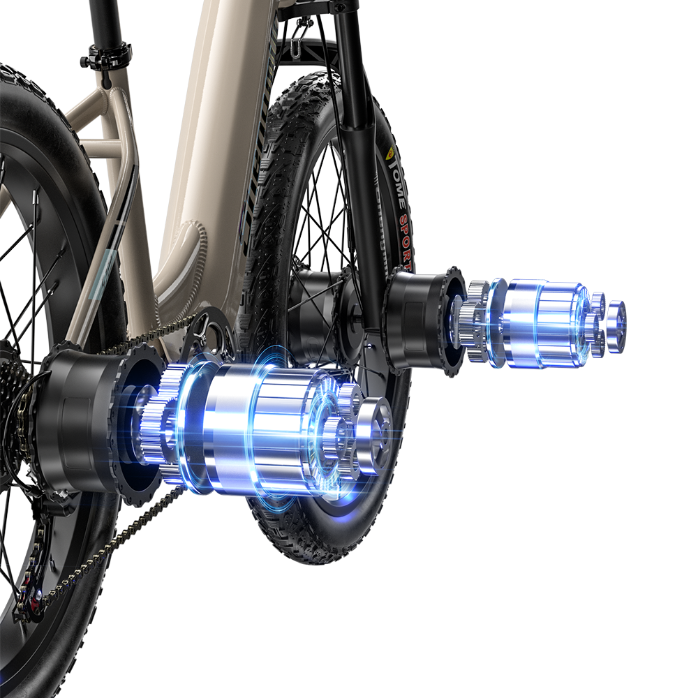 Shengmilo S700 1000W*2 Bicicletta Elettrica a Doppio Motore 17.5Ah Batteria Samsung