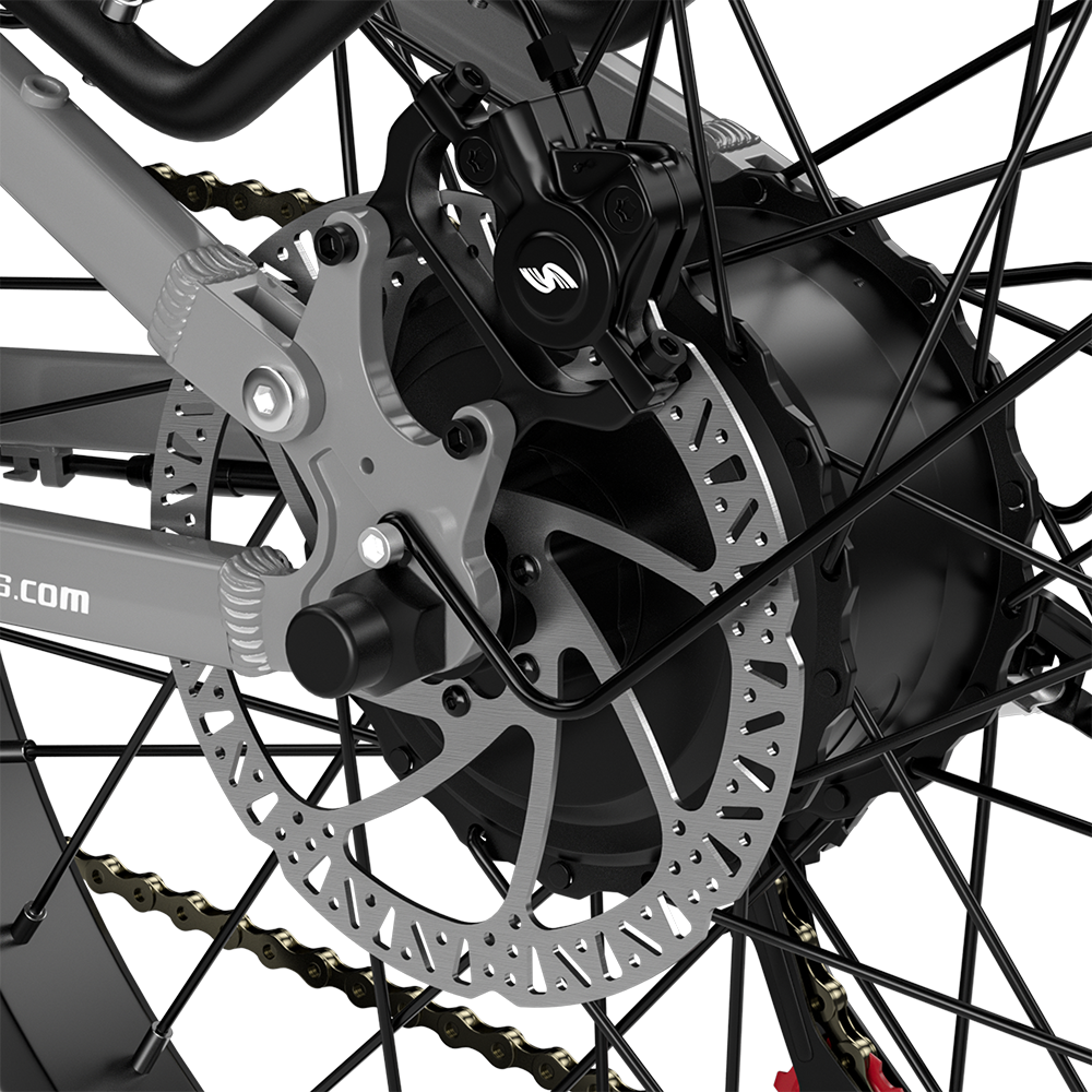 Shengmilo S600 2000W Dubbla Motorer Elektrisk Cykel