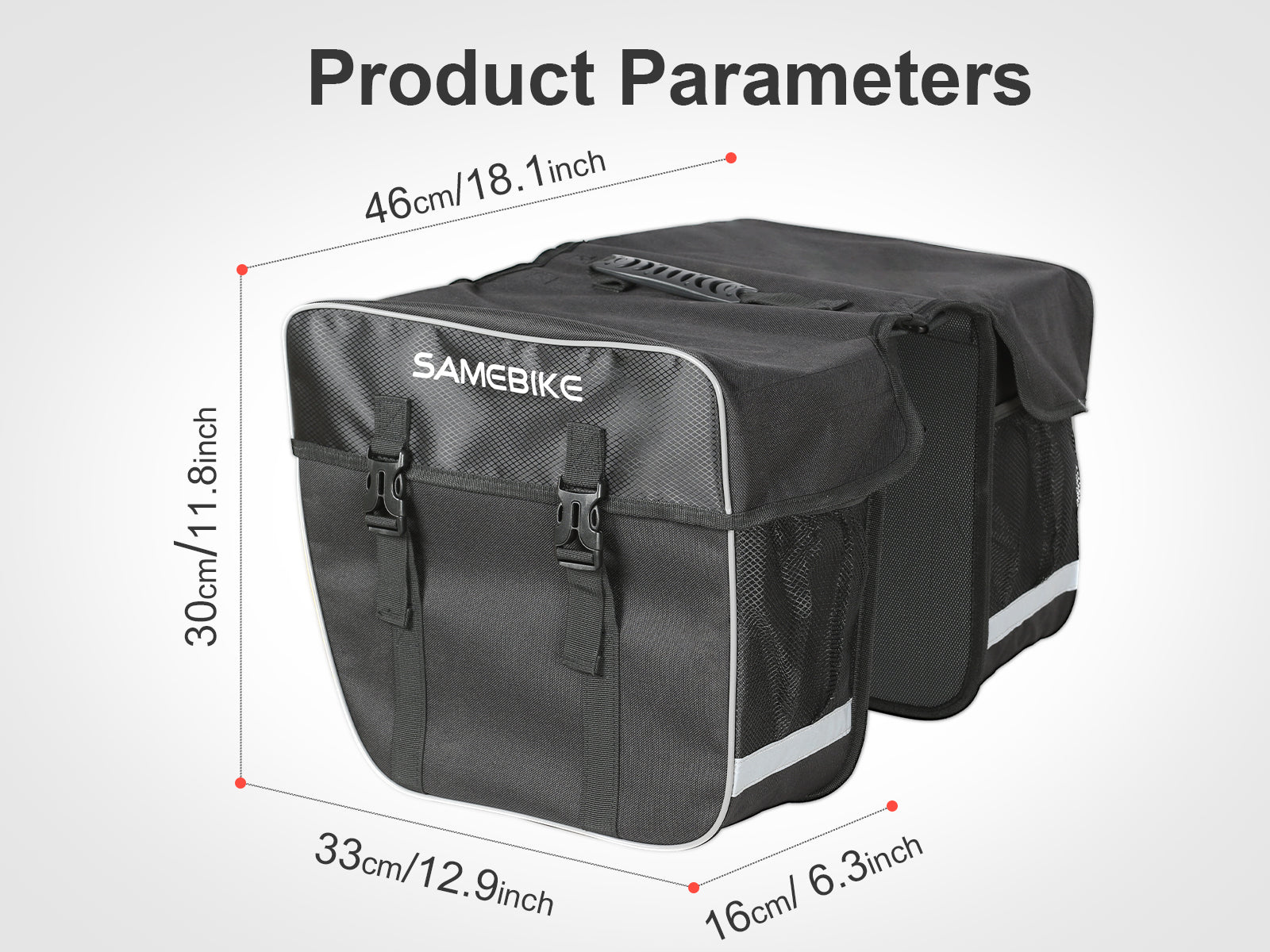 SAMEBIKE Bike Pannier Bag
