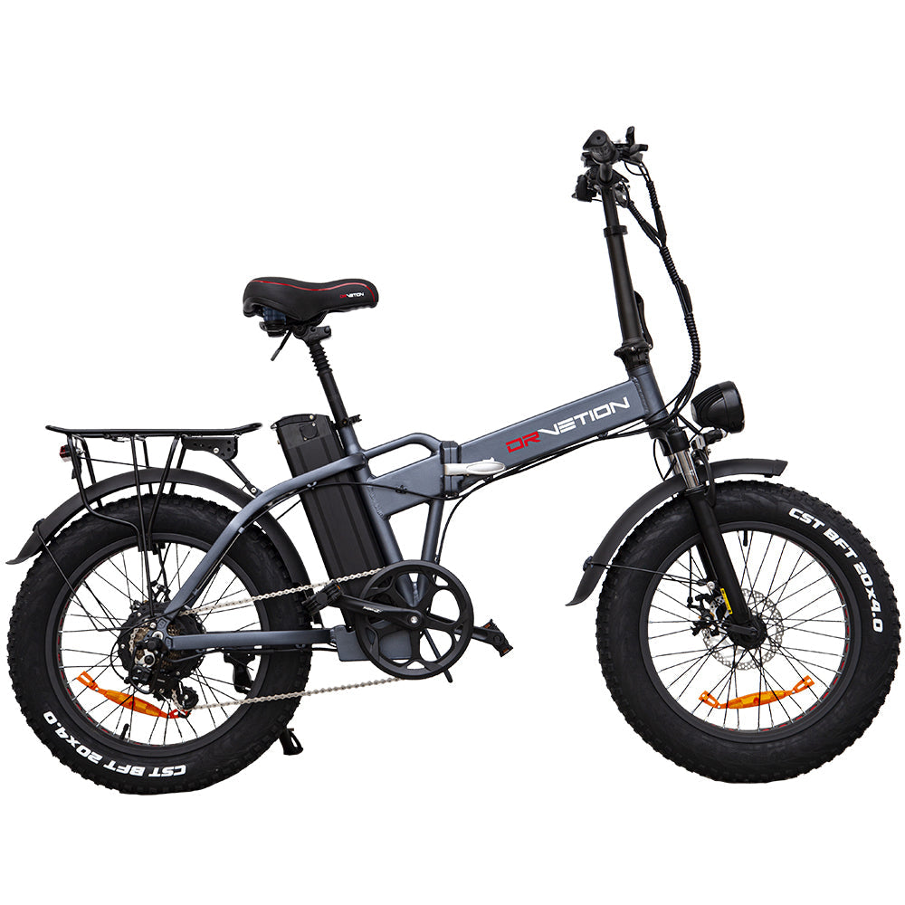 DRVETION AT20 20" Folding Electric Bike 750W Motor 48V 10Ah/15Ah/20Ah Samsung Battery