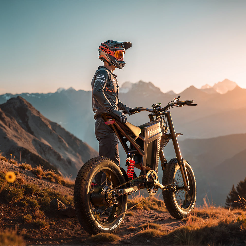 Shengmilo S900 Electric Bike with 1500W Power and 60V 30Ah Long-lasting Battery