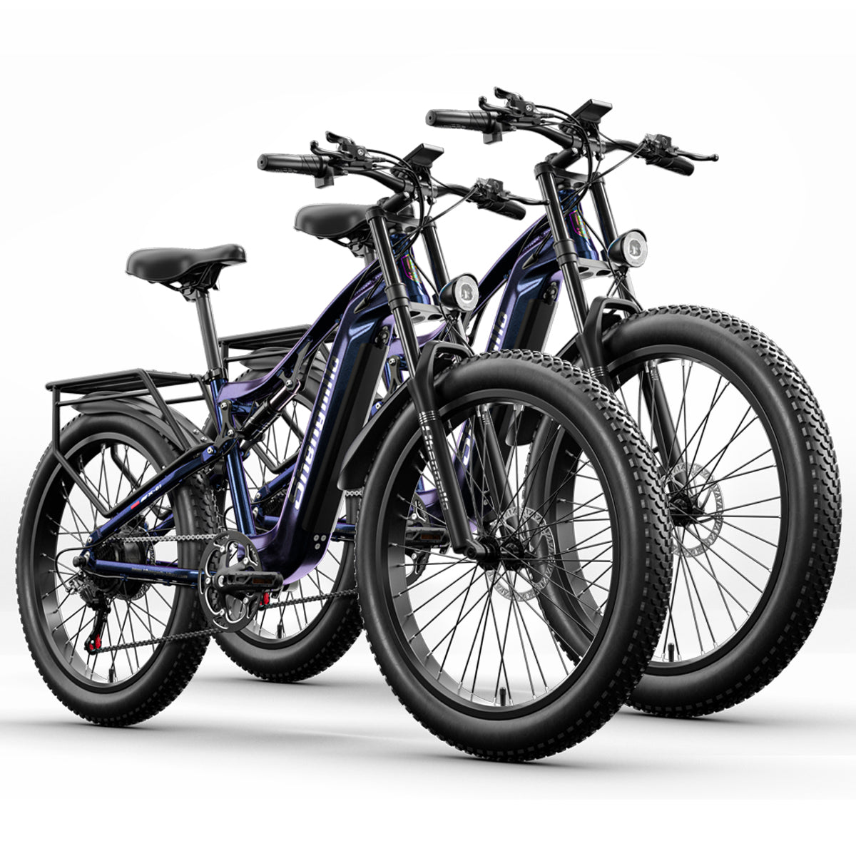 2023 Nuova Shengmilo MX03 Bicicletta Elettrica da Montagna a Sospensione Completa × 2 COMBO EBIKES