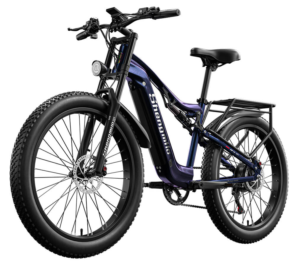 2023 Nuova Shengmilo MX03 Bicicletta Elettrica da Montagna a Sospensione Completa × 2 COMBO EBIKES