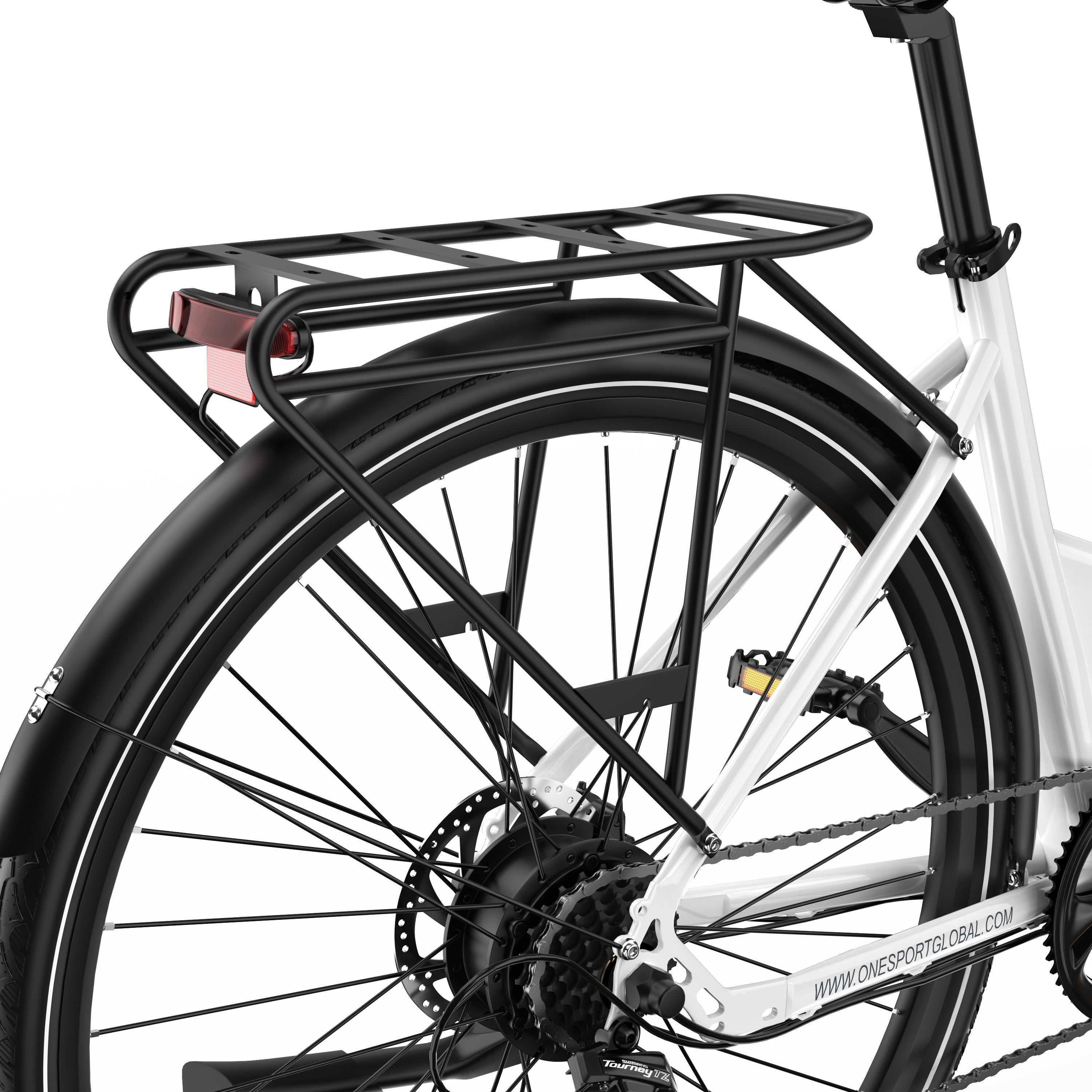 ONESPORT OT12 27.5" City Electric Bike 250W Motor 36V 13Ah Battery Support App