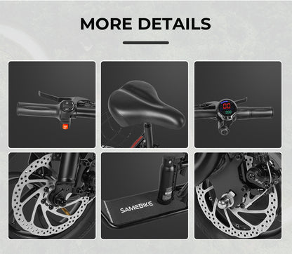 SM-C01 foldbar elektrisk scooter med sæde