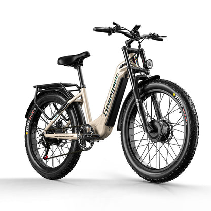 Shengmilo S700 1000W*2 Bicicletta Elettrica a Doppio Motore 17.5Ah Batteria Samsung