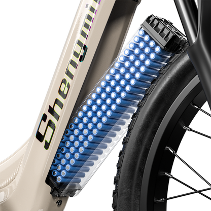 Shengmilo S700 1000W*2 Bicicletta Elettrica a Doppio Motore 17.5Ah Batteria Samsung