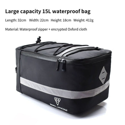 Mjuk bakre sadelväska