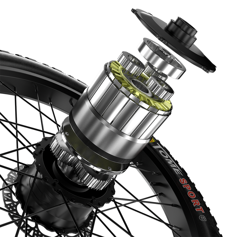 Shengmilo S700 1000W*2 Bicicletta Elettrica a Doppio Motore 17.5Ah Batteria Samsung