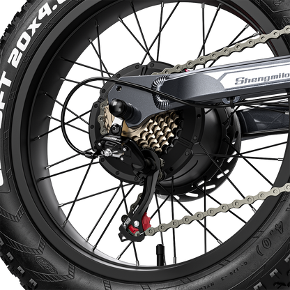 Shengmilo S900 Electric Bike with 1500W Power and 60V 30Ah Long-lasting Battery