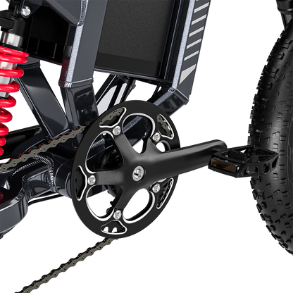 Shengmilo S900 Electric Bike with 1500W Power and 60V 30Ah Long-lasting Battery