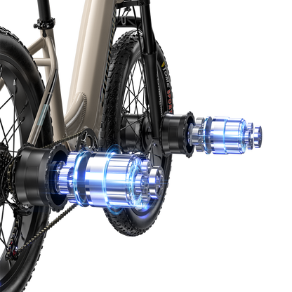 Shengmilo S700 1000W*2 Bicicletta Elettrica a Doppio Motore 17.5Ah Batteria Samsung