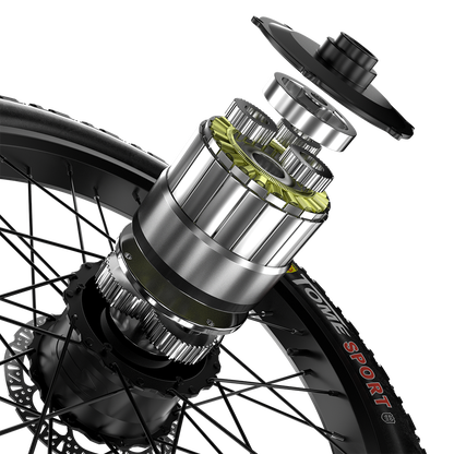 Shengmilo S600 Bicicleta Elétrica de Duplo Motor 2000W