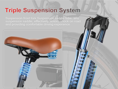 RS-A07 Potente Ebike da Tempo Libero per Città