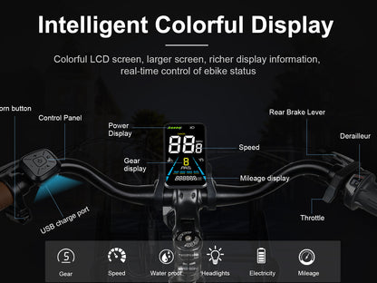 RS-A07 Potente Ebike da Tempo Libero per Città