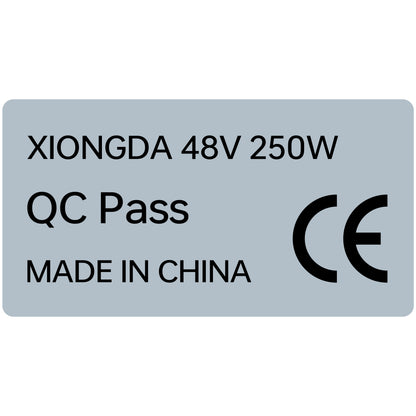 Sähköpyörän moottorin tarra CE-merkintä