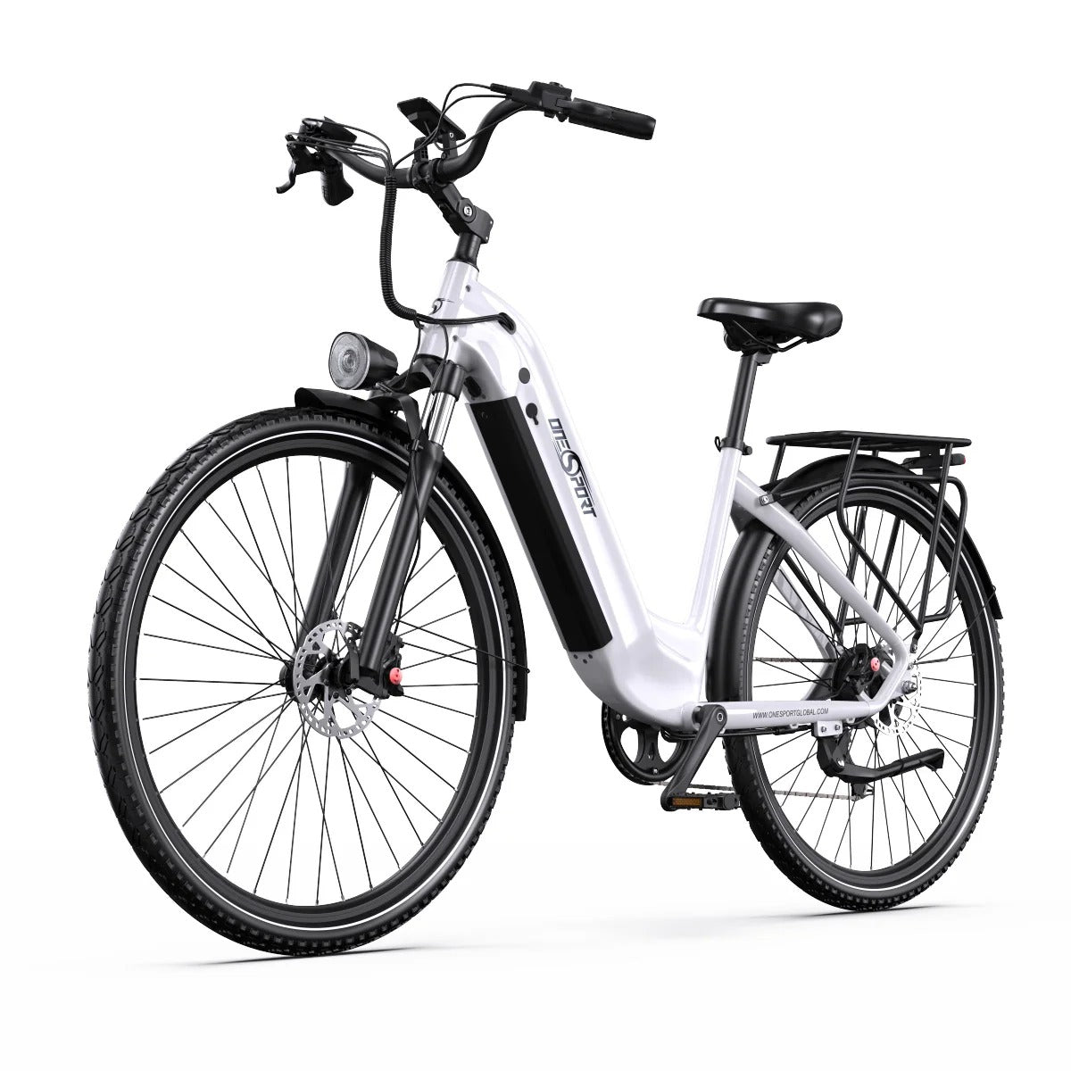ONESPORT OT05 Pro 27.5" City-Elektrofahrrad 250W Motor 36V 22,5Ah Batterie App-Unterstützung