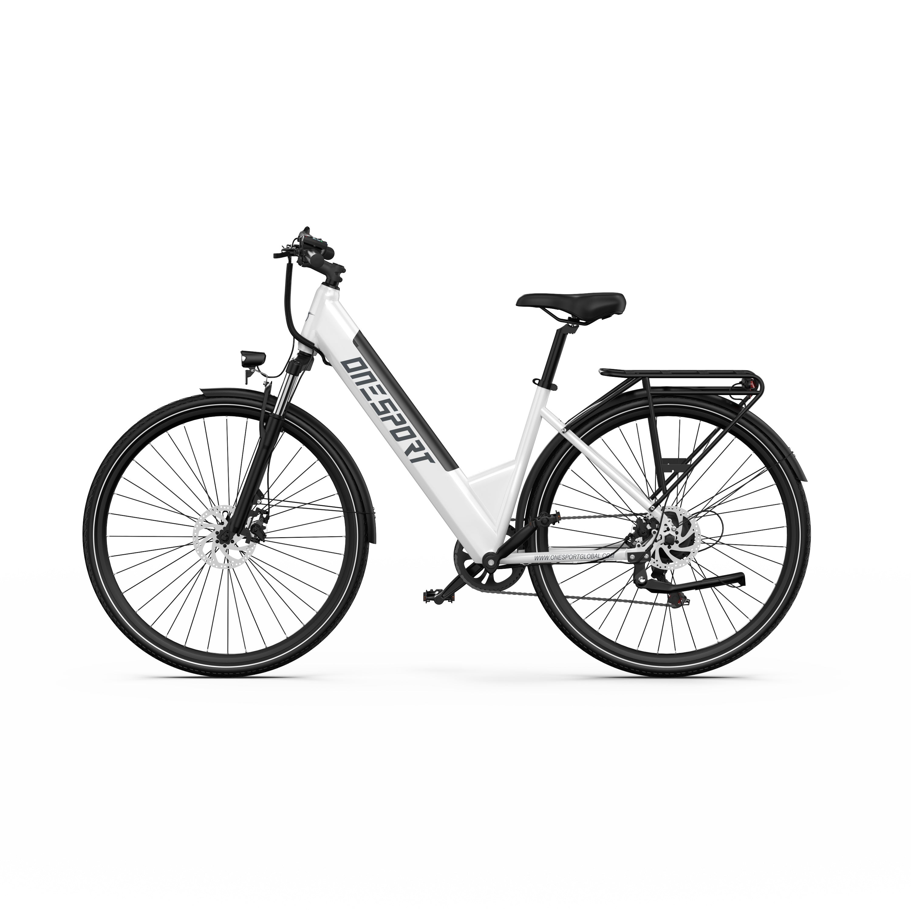 ONESPORT OT12 27.5" City Electric Bike 250W Motor 36V 13Ah Battery Support App