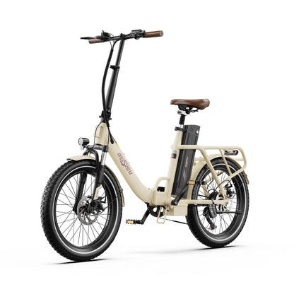 ONESPORT OT16-2 20" Folding Electric Commuter Bike 250W Motor 48V 17Ah Battery Support APP