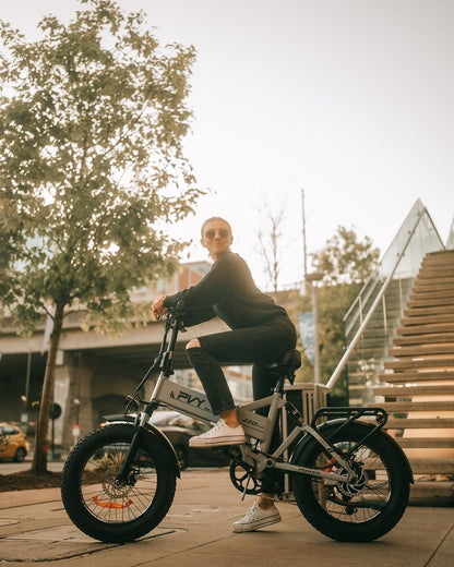 PVY Z20 Plus 20" Fat Tire Electric Folding  Bike 1000W Motor 48V 16.5Ah Battery