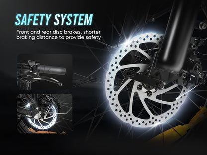 LOTDM200-II Steggenomvikbar Elektrisk Cykel
