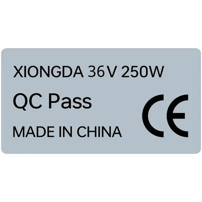 Sähköpyörän moottorin tarra CE-merkintä