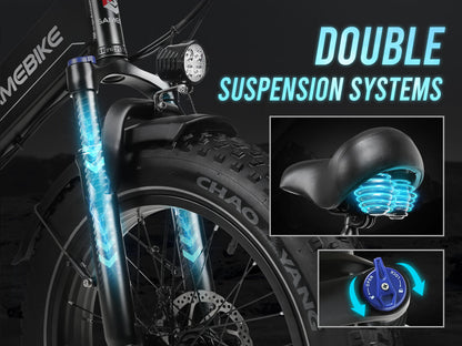 LOTDM200-II Steggenomvikbar Elektrisk Cykel