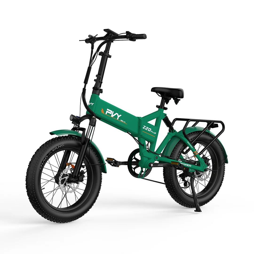 PVY Z20 Plus 20" Fat Tire Electric Folding  Bike 1000W Motor 48V 16.5Ah Battery